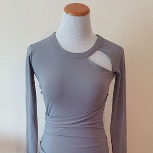 Nomia Designer Grey Futuristic Dress by Yara Flinn - Sz 2